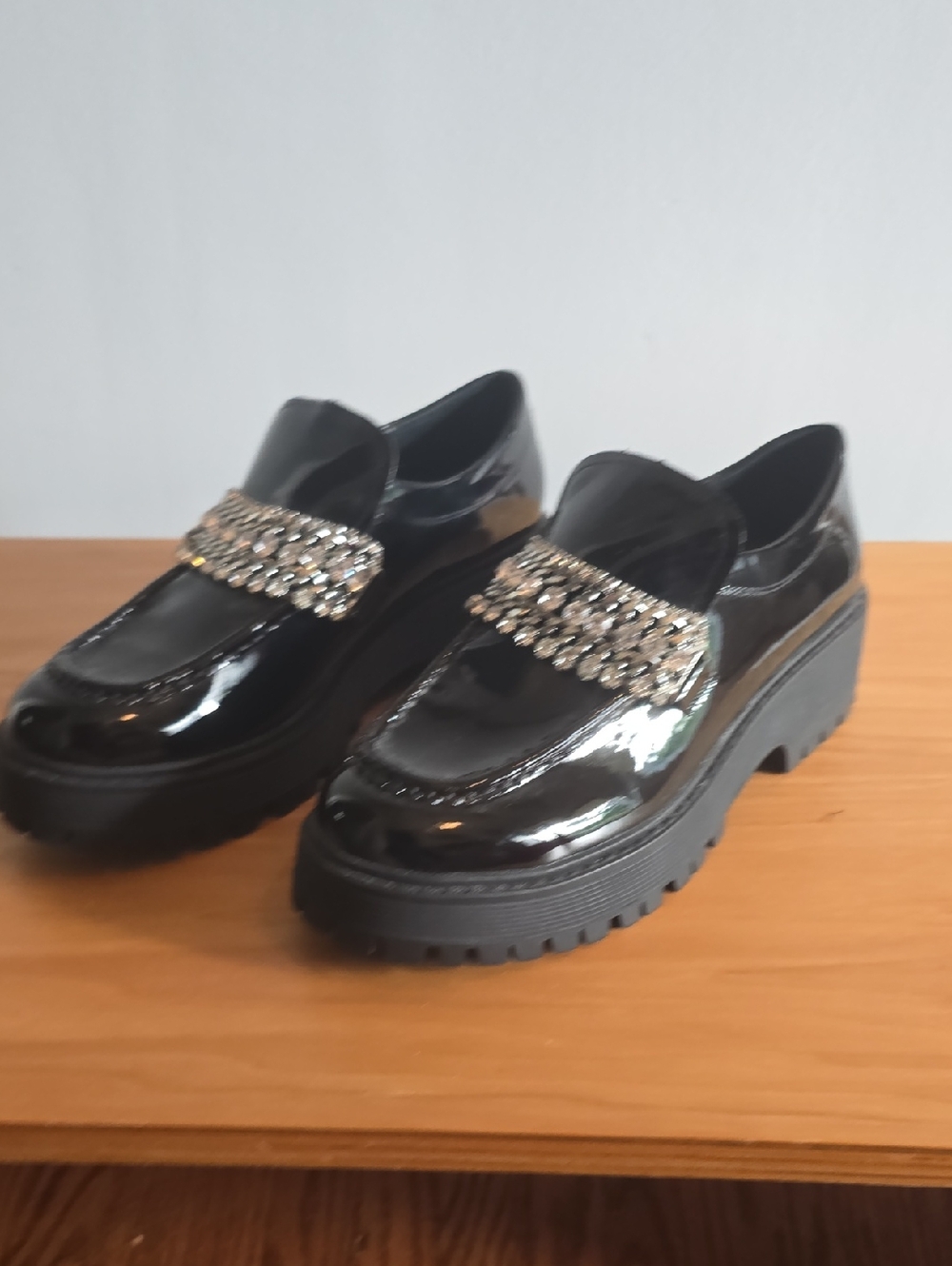 NEW Steve Madden Maybell Lug Platform Loafer Size 9
